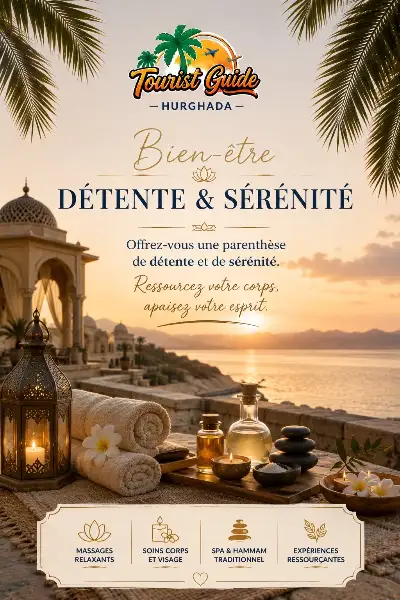 Flyer de présentation de la catégorie Bien-être et massages — Tourist Guide Hurghada