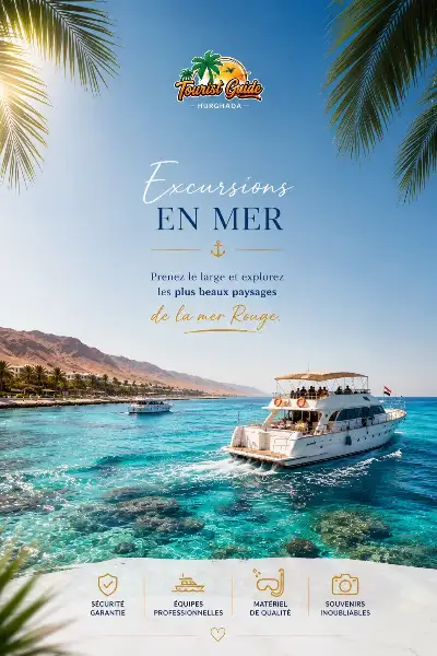 Flyer de présentation de la catégorie Excursions en mer — Tourist Guide Hurghada