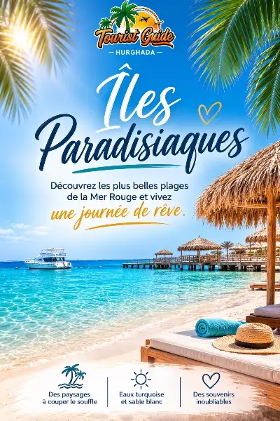 Flyer de présentation de la catégorie Îles et plages — Tourist Guide Hurghada